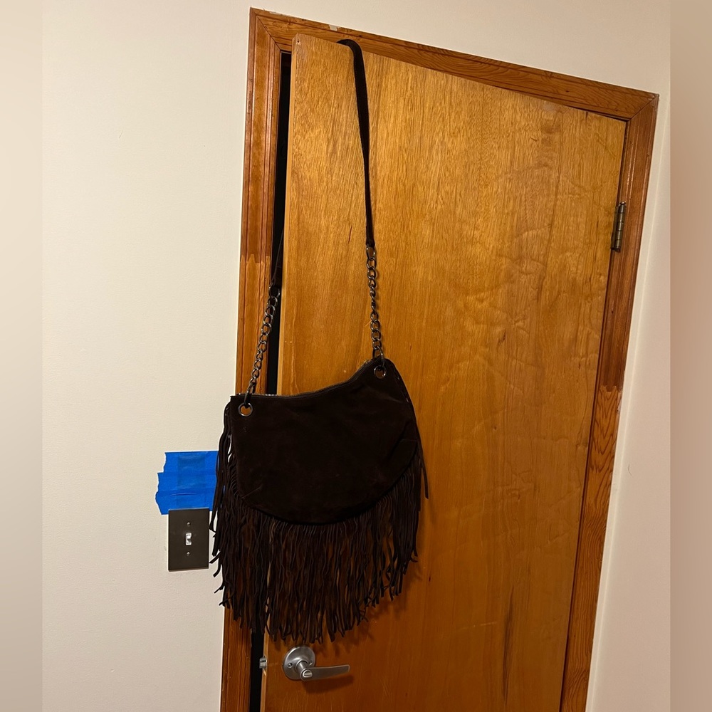 Sorial Suede Fringe Bag